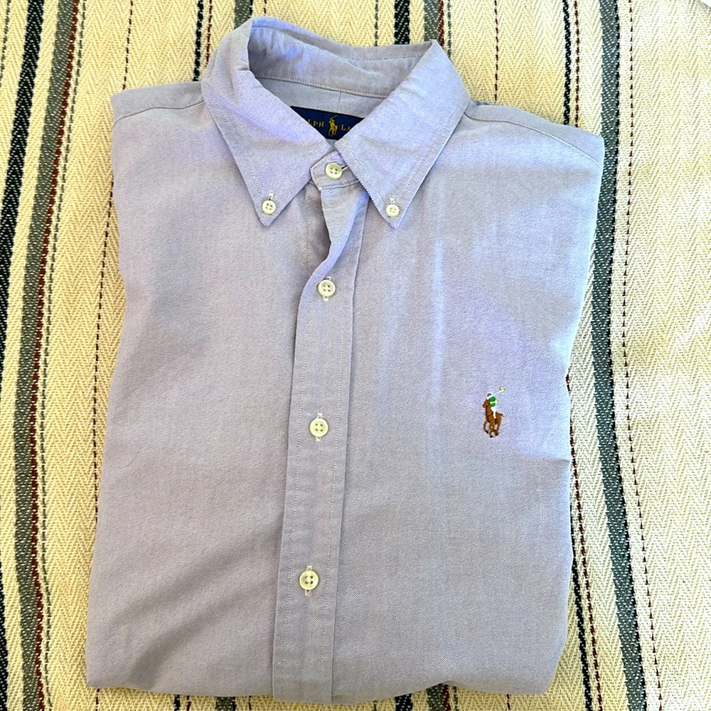 Ralph Lauren Sage Purple Oxford Shirt